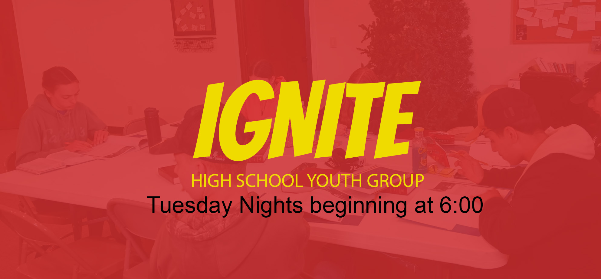 ignite youth group banner
